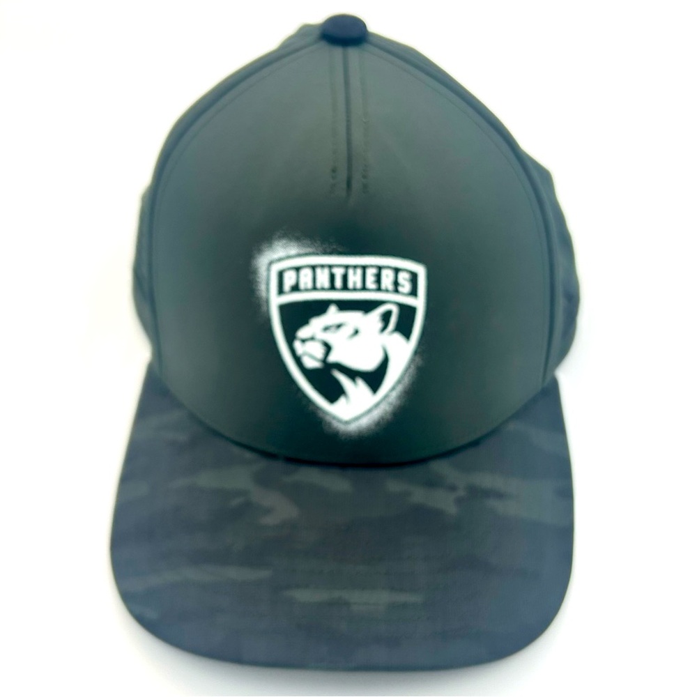 Adidas Florida Panthers Stanley Cup Champions Hat Gray Camo Snapback NHL Cap